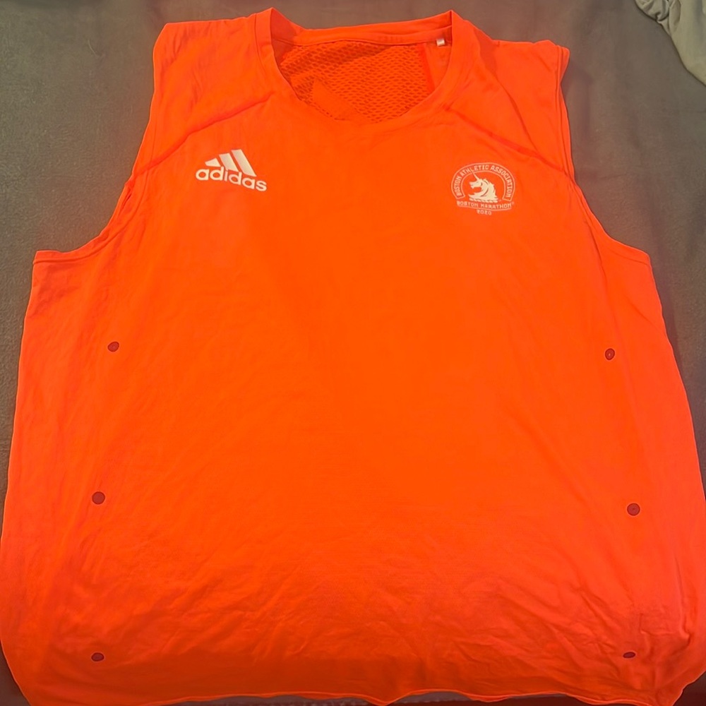 Official Boston Marathon 2020 Adidas Heat.RDY sleeveless running shirt new